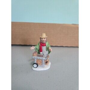 Vintage Lefton Colonial Village Figurine #00664 Chestnut Roaster 1992 B35